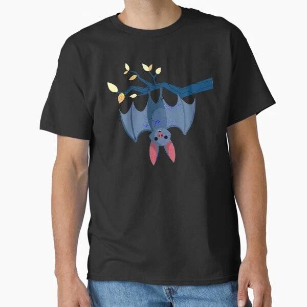 A Bat Hanging On A Branch Classic Tshirt Made In Usaaus Tshirt S2xl S