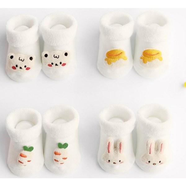 Mom’s Nature Infant Character Doll 3D Socks, Korean Baby Products