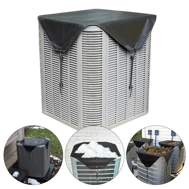 Winter Air Conditioner Covers for Outside Units Waterproof Central Cover Sturdy Covers Ac Outdoor Heat Pump Cover