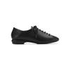 Women Lace Up Flat Black 8tmla16f1l