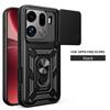 For OPPO Find X9 Case Oppo Find X9 Pro Cover Oppo Find X9p Magnetic Ring Holder Armor Phone Case Slide Camera Protect Back Cover