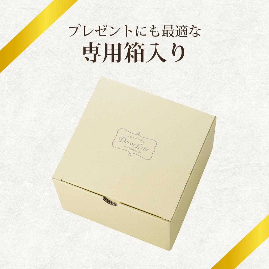 Toyo Sasaki Glass Tumbler Glass Decor Line Tumbler Set Flower Pink 230ml Made in Japan Dishwasher Safe Glass Set Glass Cup Glass Juice Glass Beer