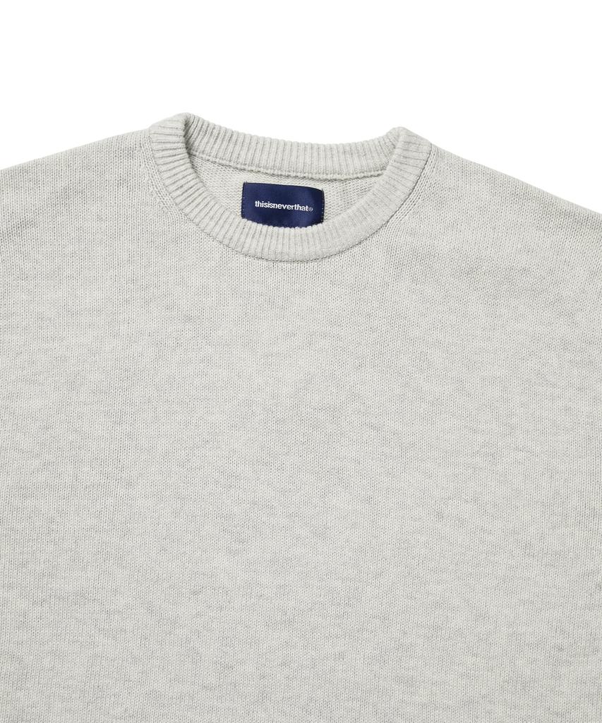 THISISNEVERTHAT Fortuna N-Logo Sweater Heather Gray