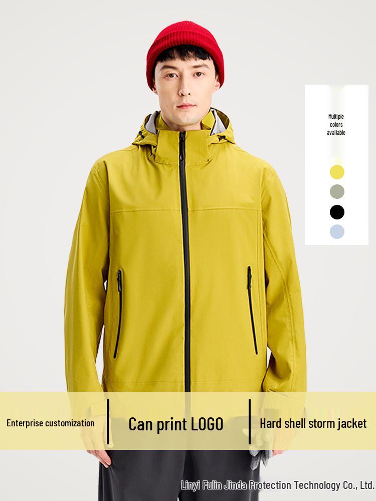 Waterproof Hard Shell Mountaineering Jacket for Climbing, Fishing, and Bird Watching