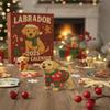 Dog-Themed Collectible Timeless 3d Acrylic Ornaments Christmas Dog Calendar Festive Labrador Advent Calendar For Christmas Tree