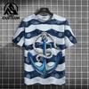 Casual Men's T-Shirts Spring Clothing Ombre Shirts Oversized Short Sleeve Tops Boys Tees Oversized Vintage T-Shirts For Mens