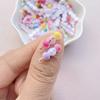 50Pcs New Cute Resin Cartoon Colorful Lollipop Flat Back  Ornament Jewelry Making Manicure Hairwear Accessories