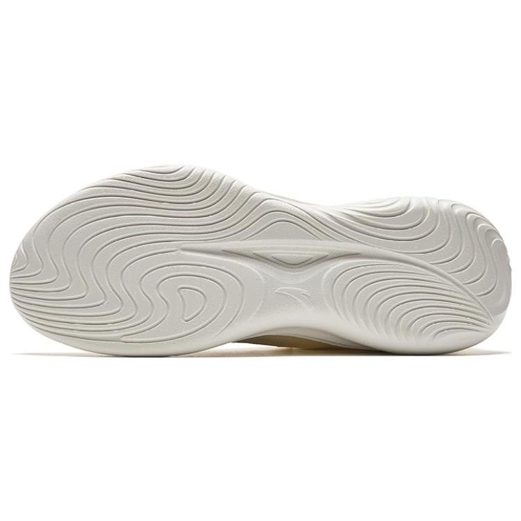 New Anta Lingyun Anti Slip Wear Resistant Low Top Running Shoes Women's White Green 922335550-1
