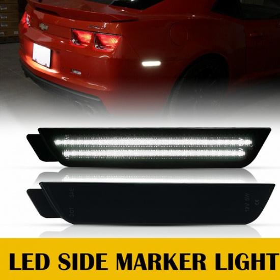 Flowing Amber White Red LED Blue Side Signal For Light 2010-2015 Chevy Camaro