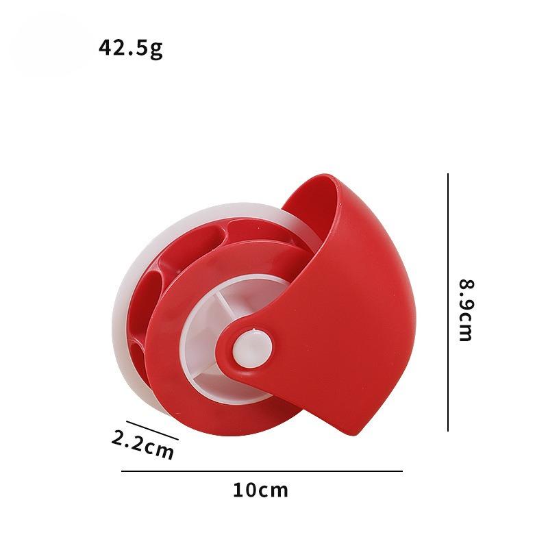 Wielofunkcyjny Nóż do Ciasta, Ręczny Wałek do Pieczenia z Wytłaczaniem, Kółko do Cięcia, Narzędzie do Robienia Skrętów z Ciasta na Pizzę i Smażonego Ciasta