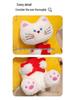 Cartoon Cat Pentagram Plush Pillow - Cute Bed Cushion & Lumbar Support for Girls