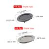 Roof Intake Grille Cover Panel Replacement for Ford New Transit V348 V362 OE DC19-19893AA External AC Air Ventilation Grille