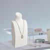 Jewelry Bust Display Holder Organizer Tabletop Home Ornament Retail Store Stable Elegant