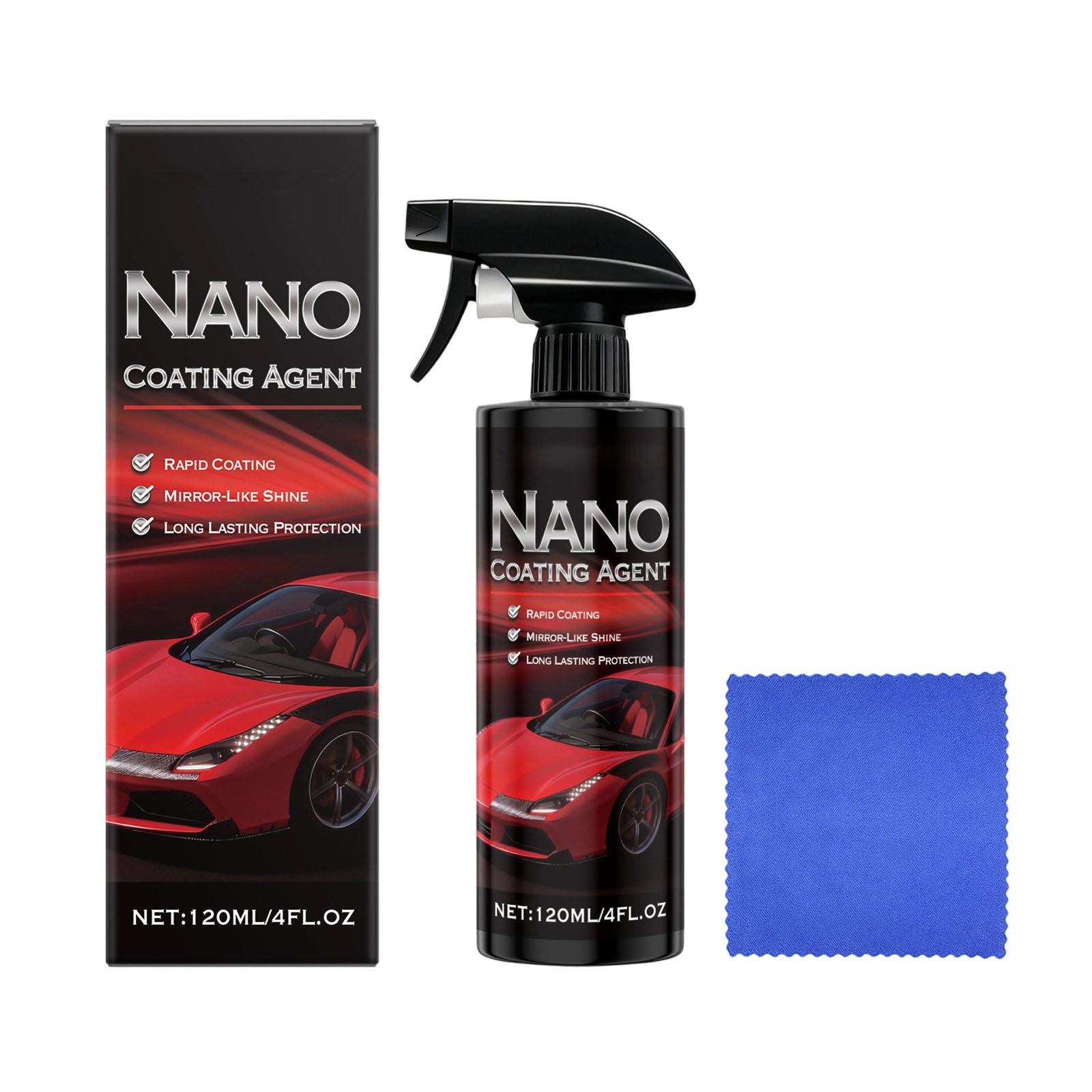 Nano Coating Agent, Car Paint Care, Mirror Gloss Waterproofing Agent(120ml) One Size