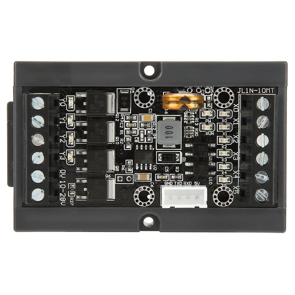PLC Industrial Control Board FX1N10MT Programmable Relay Delay Module with Shell