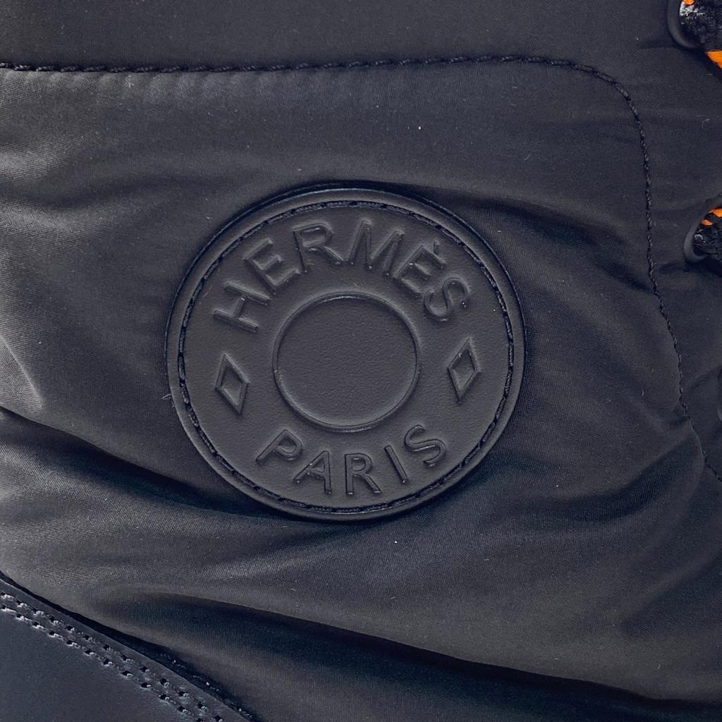 Used HERMESboots black mens