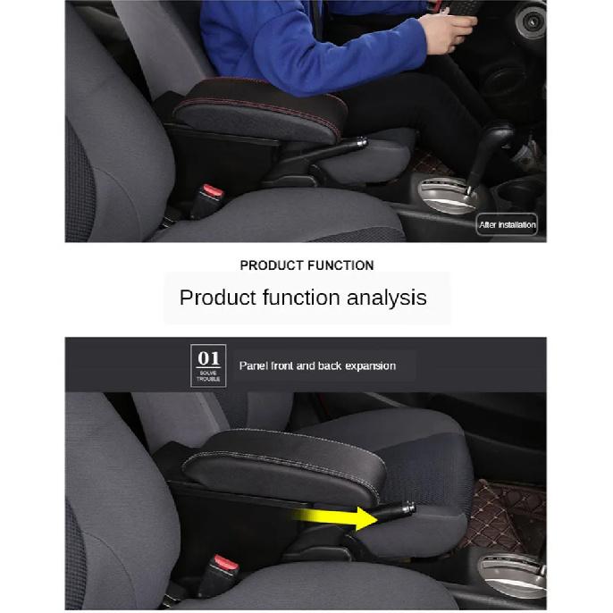 For Suzuki Jimny Armrest box For Suzuki Jimny JB74 Car Armrest 2023 2022 2021 2020 2019 2018 2017 Storage Box Car Accessories