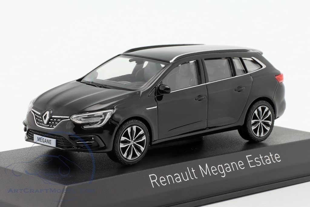 NOREV Renault Megane Estate 1/43 Scale Diecast Model Car 2020 (Black)