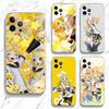 KagamineS Rin Len Handyhülle Für iPhone 16,15,14,13,12,11 Plus,Pro,Max,XR,XS,X,7,8 Plus,SE,Mini Transparent Silikon Weich