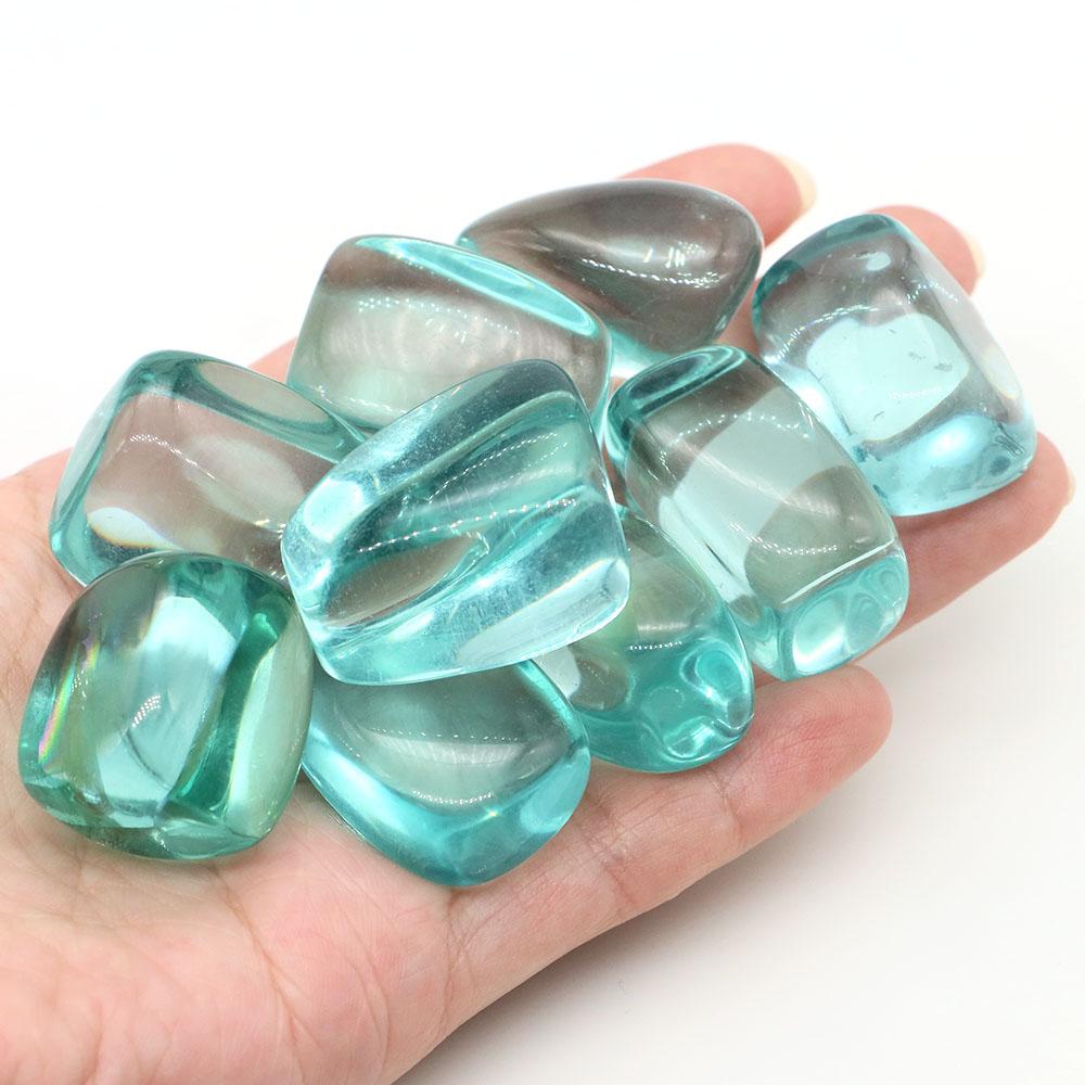 Natural Tumbled Stones Bulk Polished Rocks Gemstones Assorted Healing Crystals for Home Garden Tank Aquarium Decoration