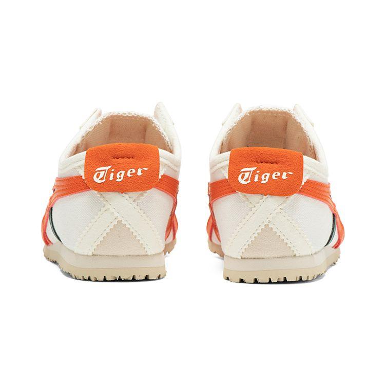 Onitsuka Tiger Mexico 66 Slip-On Retro Non-Slip Durable Low-Top Running Shoes Kids sneaker White Orange 1184A085-102