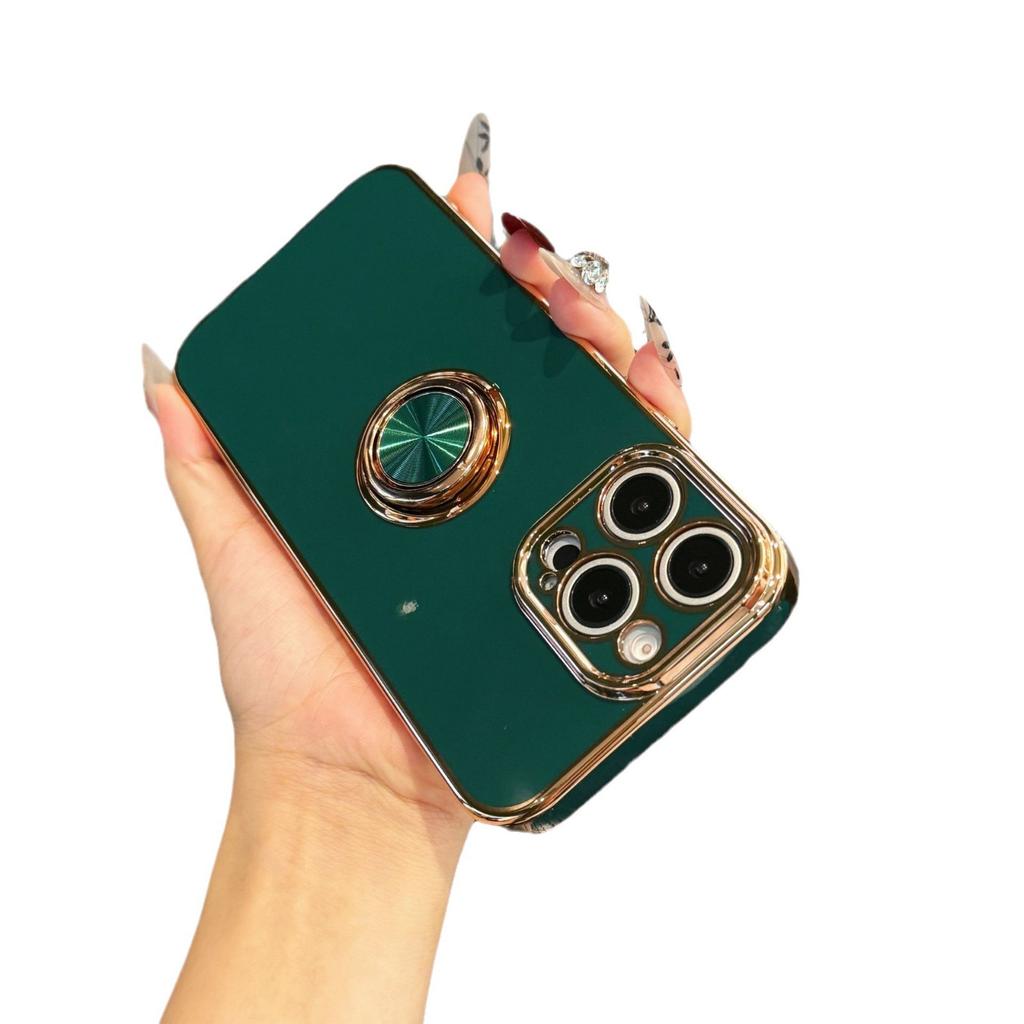 The Apple 16 Phone Case Ring Stand Is Suitable for The IPhone15 High-end Feel 14ProMax Protective Case