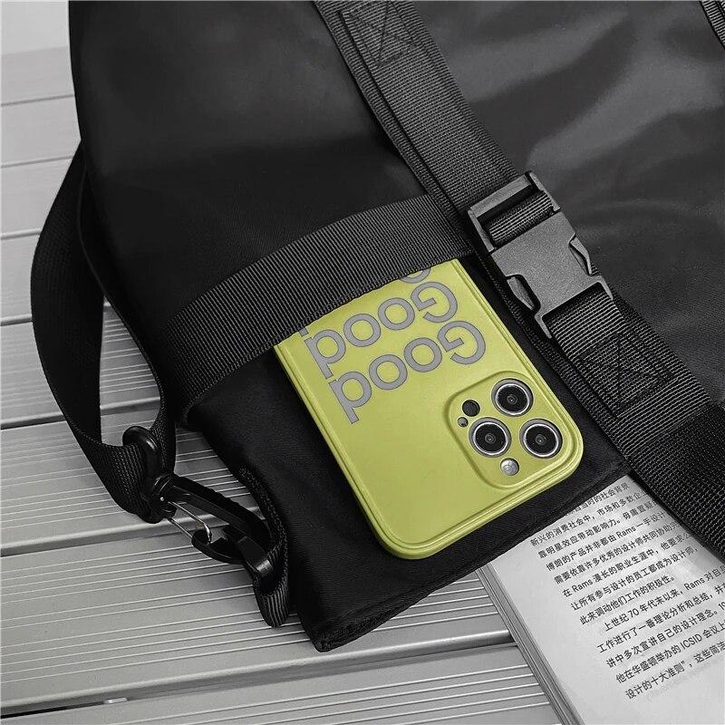 Waterproof Women Travel Handbag Large Capacity Ladies Messenger Bag Solid Color Female Crossbody Nylon Shoulder Bag Women