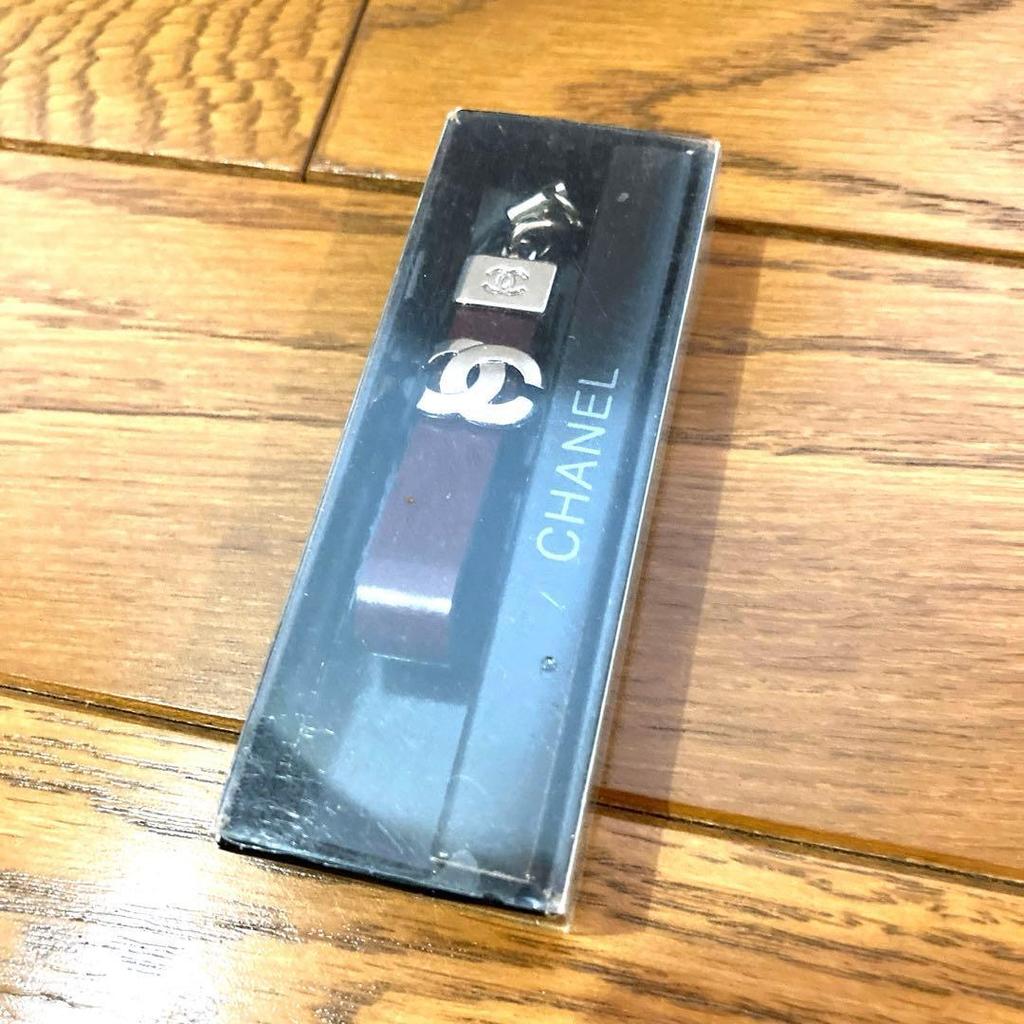 Used CHANEL Chanel Strap Then Branded Product Brown Silver Silver Brown
