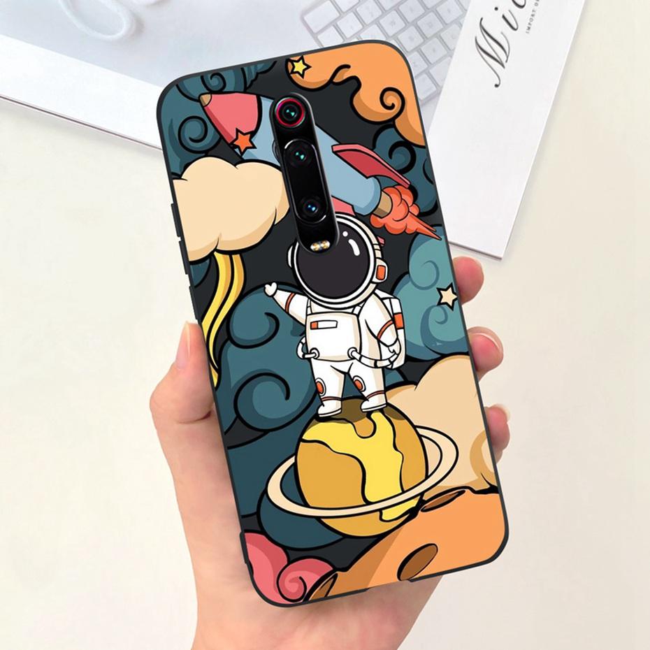 Kreslený obal pro Xiaomi Mi 9T Pro Mi9T Roztomilý barevný měkký silikonový zadní kryt pro Xiaomi Mi 9T 9 T 9TPro Pouzdra na telefon