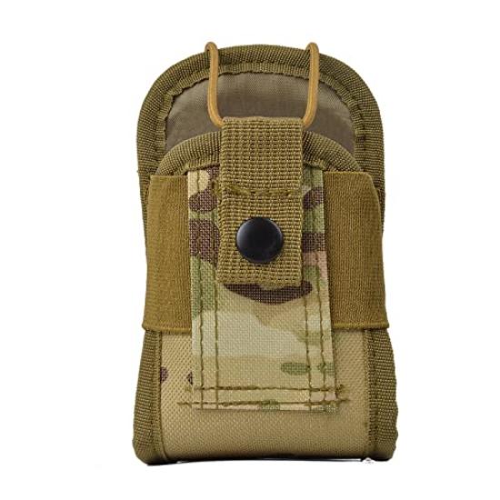 

YNIBST Radio Pouch, Multifunctional Radio Storage Case Holder for Handheld Radios, Green Camouflage, Portable, Lightweight, Walkie-Talkie Bag for