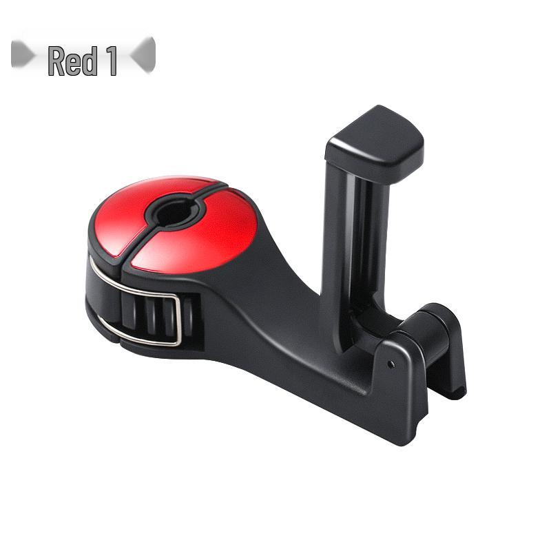 

Car Seat Back Organizer: Hidden Phone Holder & Hook