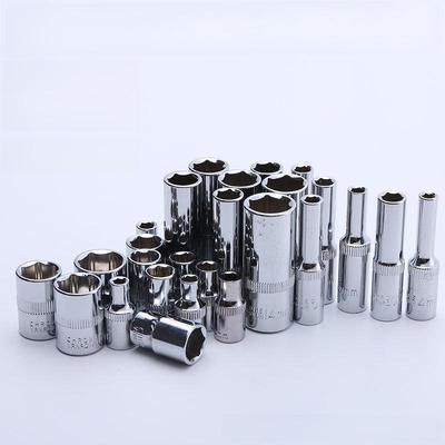 1/4 Zoll Xiaofei-Sechskant-Steckschlüssel, kurzer 6,3-mm-Kopf aus Chrom-Vanadium-Stahl
