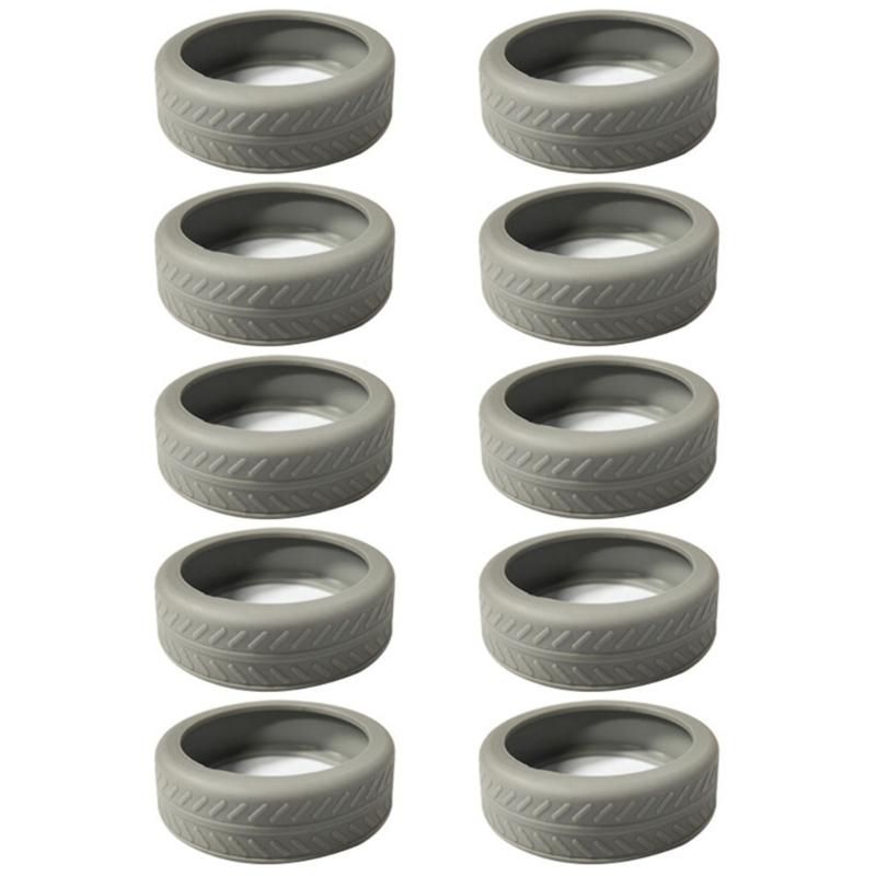 10pcs Silicone Wheel Cover for Luggage Absorb Shocks and Protect Your Suitcase Fashionable Wheel Accessory
