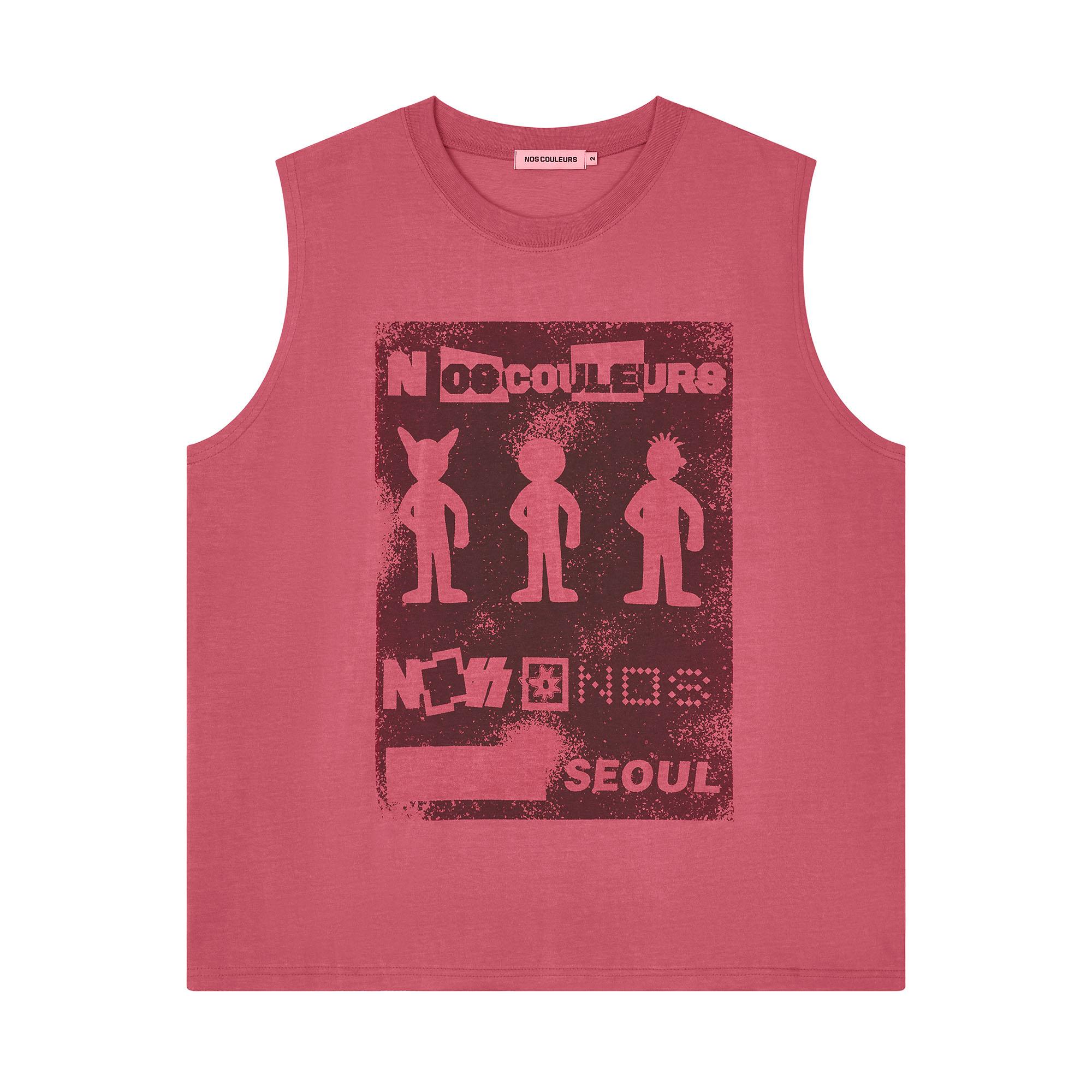 Nocoolers Collage Sleeveless Pink 2