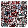 1054Pcs Cartoon Cool Totem Personalized Creative Graffiti Stickers Waterproof Decals Toys Diy Motorcycle Skateboard Helmet Desk