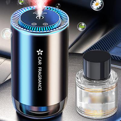 Car Diffuser Humidifier Aroma Essential Oil Auto On Off Adjustable Colorful Breathing Light