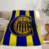 Rosario Central Crest Portable Blanket/Soft Blanket Bedding Blanket Suitable for Travel Camping Living Rooms Offices Sofas Fan Gifts