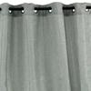 Grey Metallic Mottled Effect Eyelet Curtain 140x250