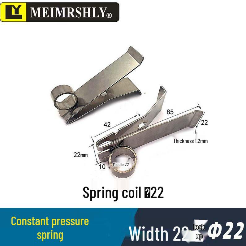 Heli Electric Forklift Circlip for Sightseeing Car Motor - Constant Voltage Spring Carbon Brush Holder (Sizes: 17*33, 17*37, 17*46)