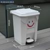 Large Foot-Pedal Trash Can with Lid for Kitchen, Office, Outdoor, Household, and Catering Use