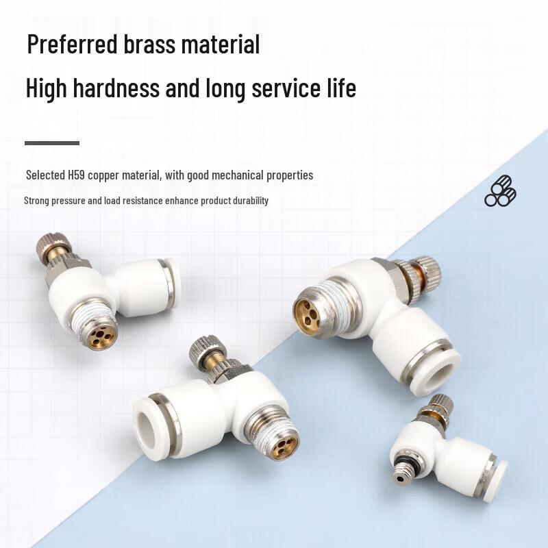 SL8-01 Manual Pneumatic Flow Control Valve