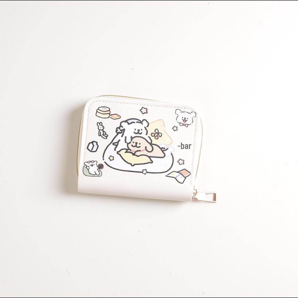 New Cute Cartoon Puppy Coin Purse & Card Holder Lanyard for Girls