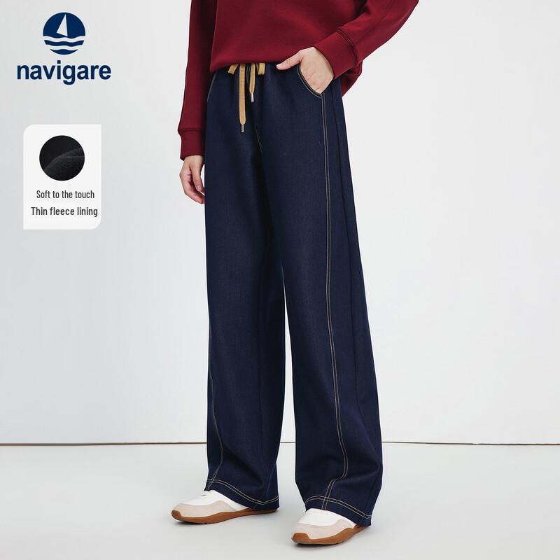 Navigare Women s Wide-Leg Curved Banana Pants XL