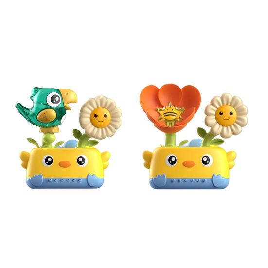 Bath Toys for Toddlers Baby Waterfall Bathtub Toy with Suction Cup Interactive Bath Toy Kids Bath Tub Shower Playset Summer Birthday Gifts