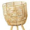 Elegant Plant Stand with Wooden Legs Flower Pot Holder for Home And Office Decor