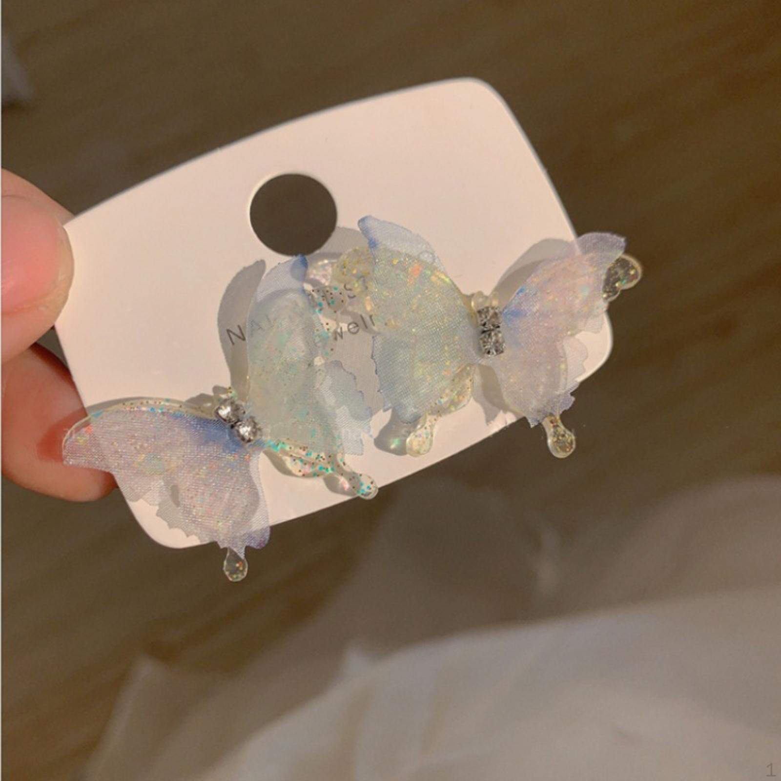 

Серьги-гвоздики в виде бабочки Серьги-гвоздики Креативные женские ювелирные украшения Ювелирные аксессуары синий