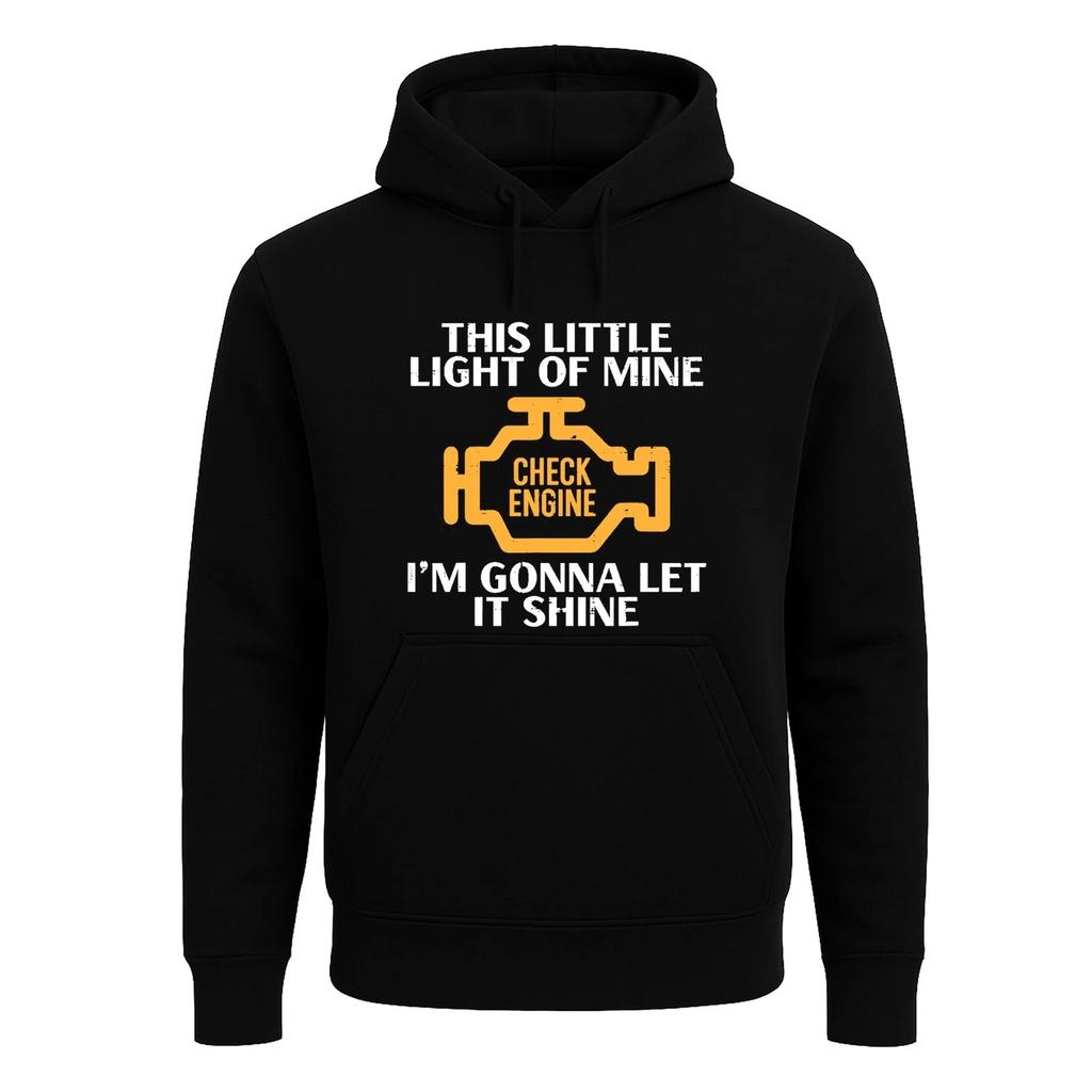 Check Engine Light Racer Drifter Racing Drift Party Men's Sweatshirt Hoodie