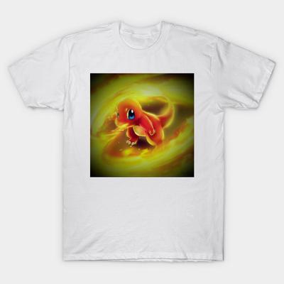T Shirt Women Charamander Harajuku Print Kawaii Tshirt Summer Short Sleeve Female T-Shirt Top Tee