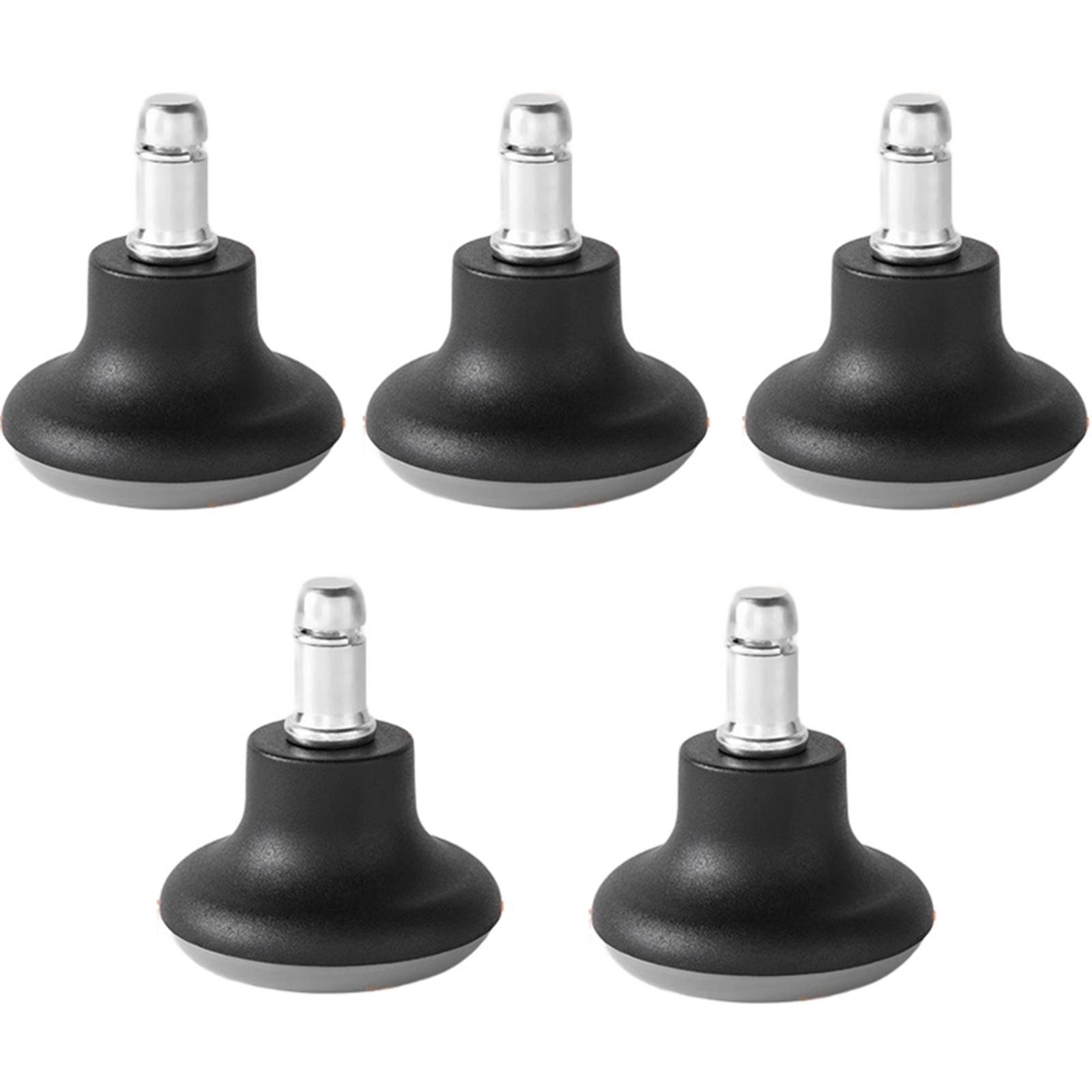 

5 шт. Практичные накладки на ножки офисного кресла, замена стационарных роликов, колесный аксессуар для устойчивости и безопасности G