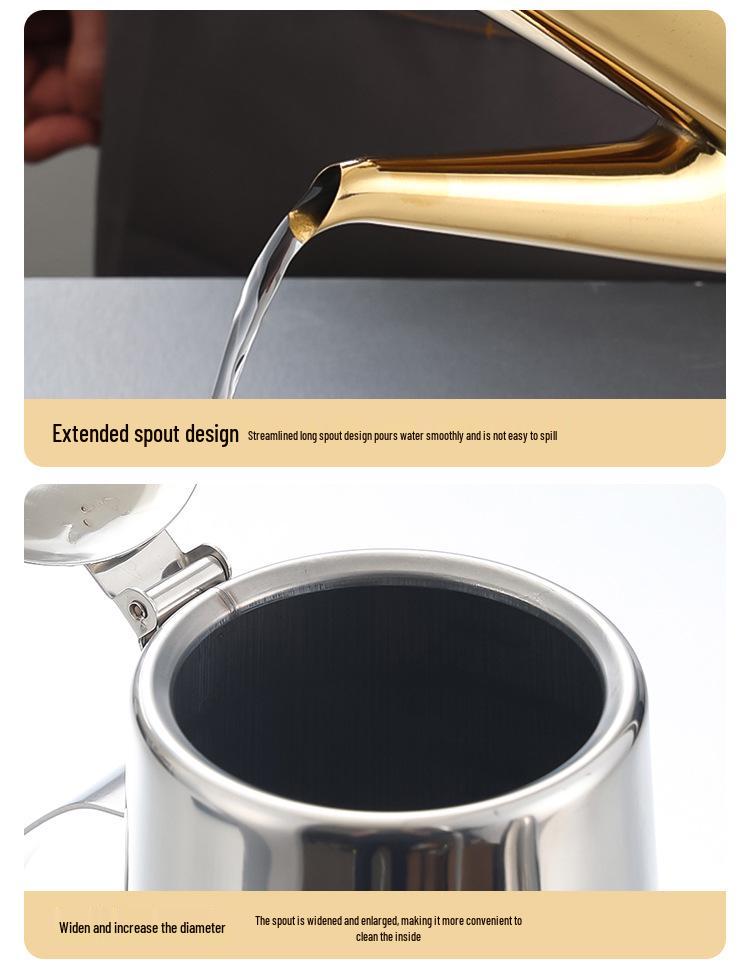 Thickened Stainless Steel Water and Soup Pitcher for Restaurants and Hotels
